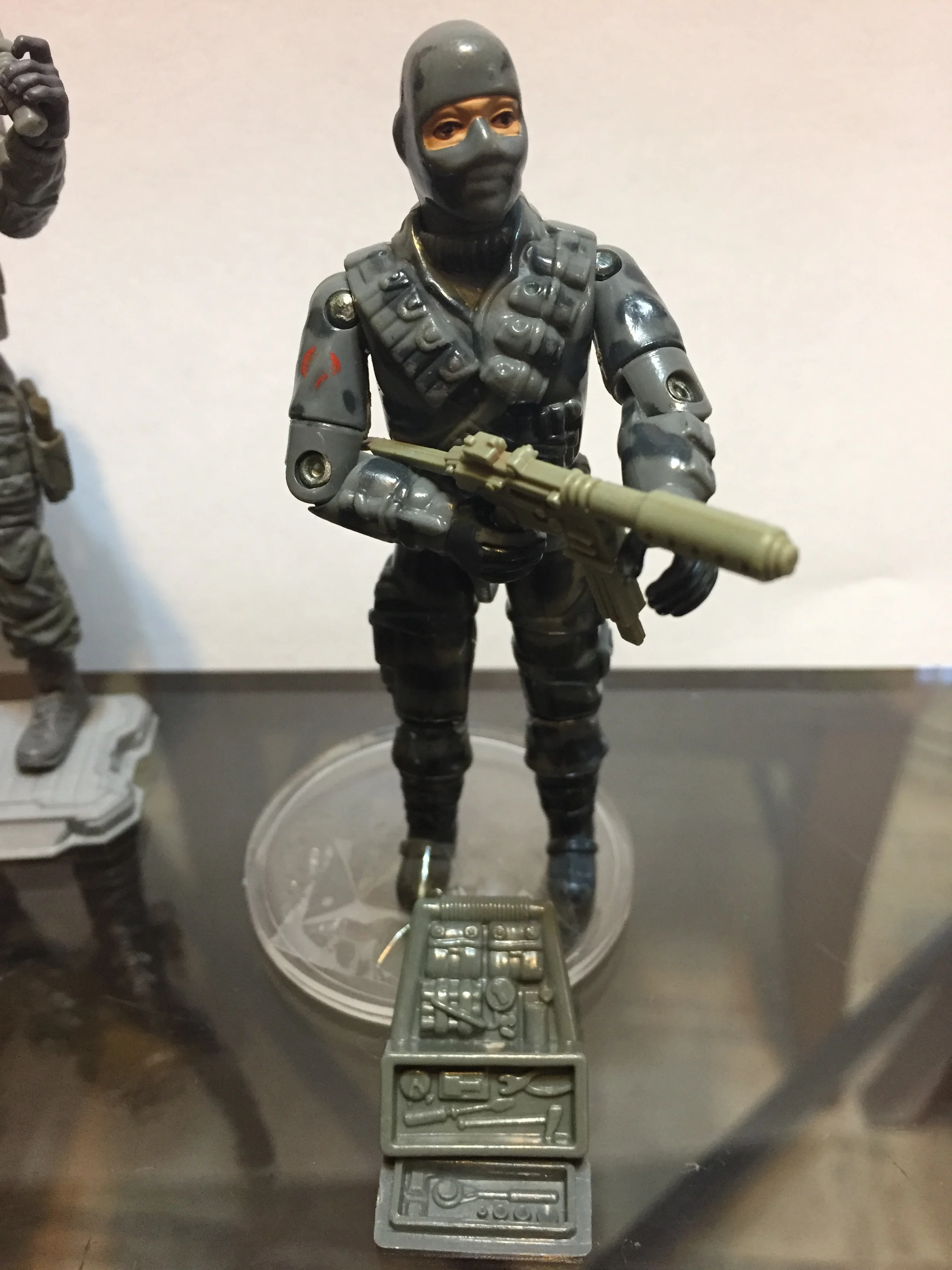 The original 1984 firefly action figure came with a cool backpack that opened up to reveal a tool kit.