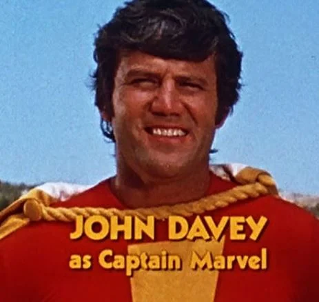 Captain Marvel was played by john davey (originally Jackson Bostwick) in the saturday morning live action series. the show ran from 1974 to 1977 and from 1975 on shared the show with isis, a female egyptian super hero. the two OCCASIONALLY teamed up as well.