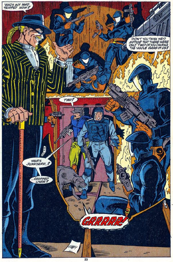 The headman and his headhunters lure the G.I. Joe Drug Enforcement Force into a trap.