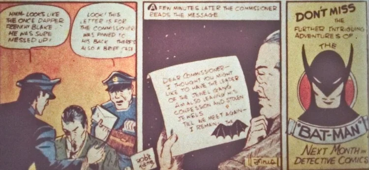 Batman in Order Detective Comics 28 (1939) — When It Was Cool - Pop ...