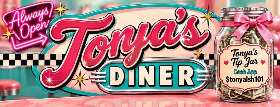 Tonya’s Diner is the recipe section of WhenItWasCool.com and is not affiliated with any existing physical restaurant nor do we operate our own.
