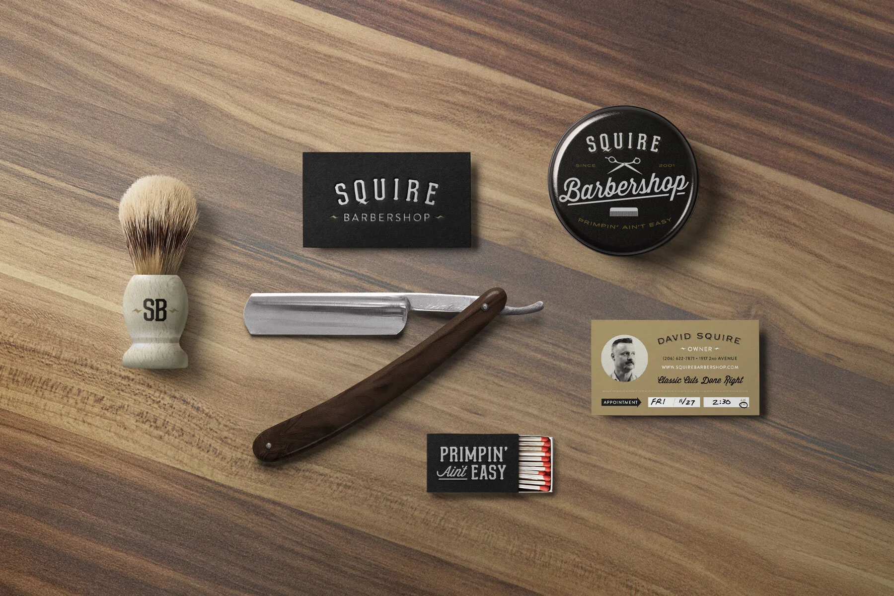 Squire HEADQUARTERS A Branding, Graphic Design