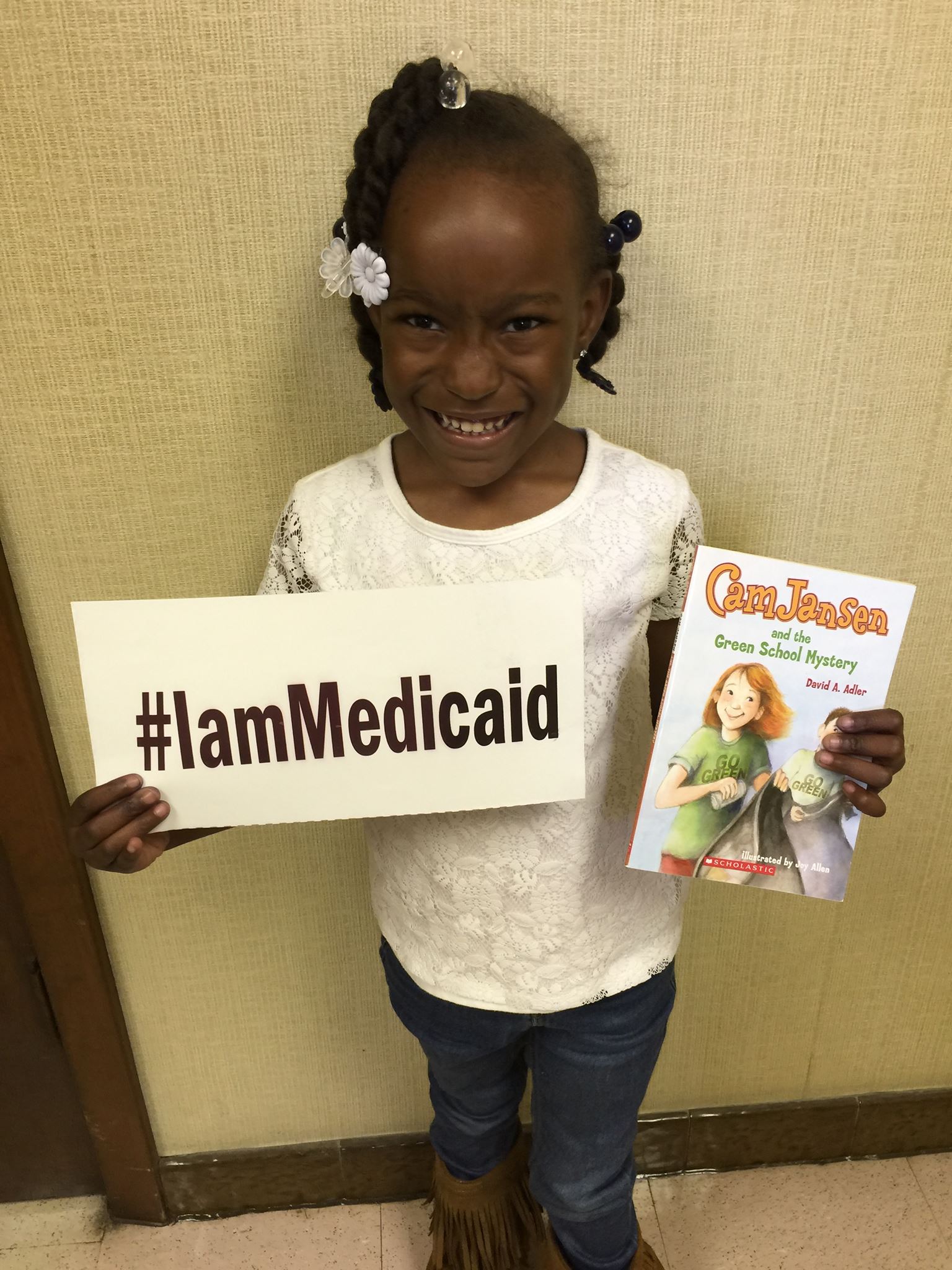  I was born with tetralogy of Fallot. I am in kindergarten doing well. Thanks Medicaid and Children's Hospital. ‪#‎IamMedicaid 