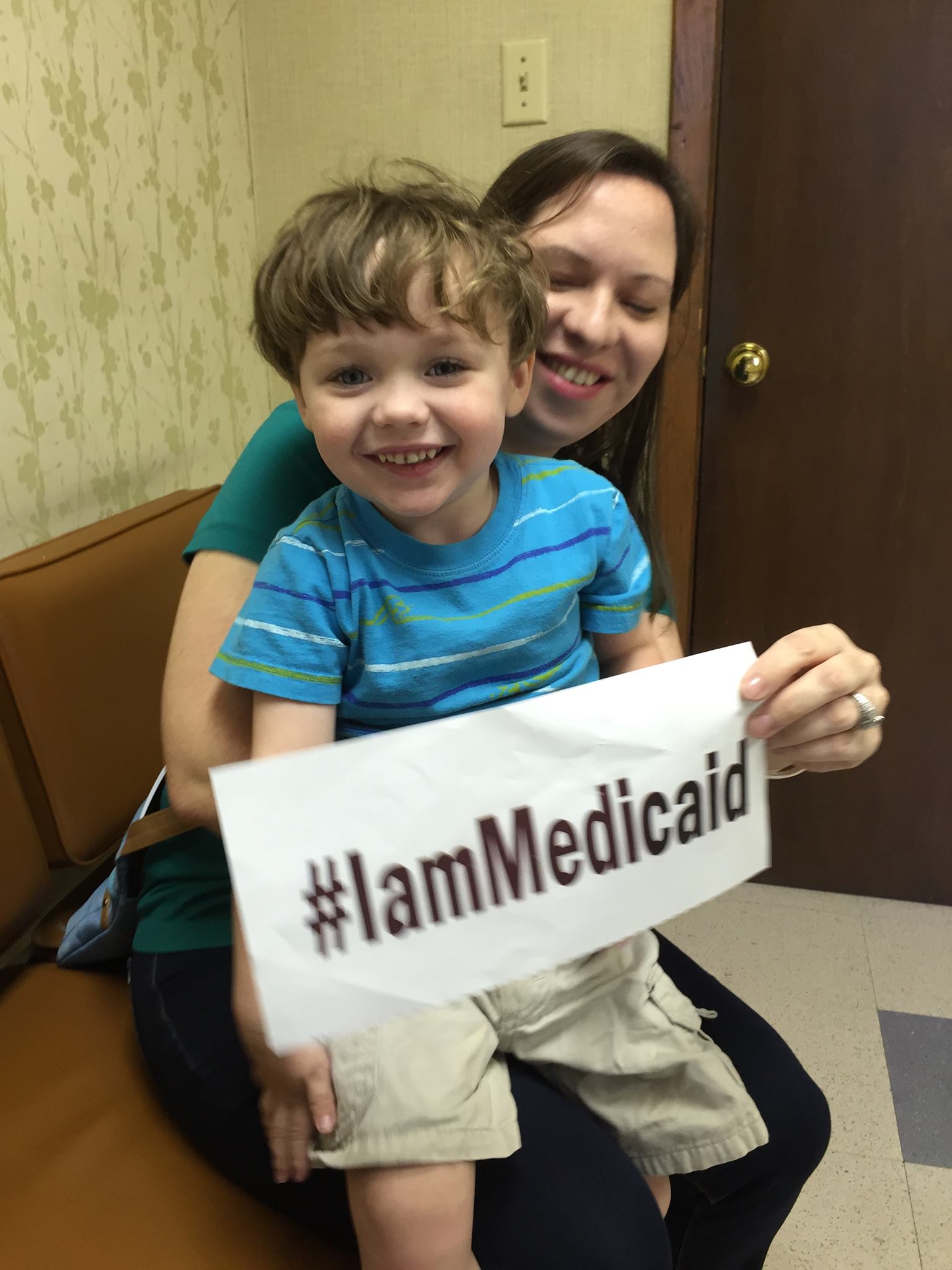  I am 3 and I can say "ball" and "no." I just got Medicaid insurance because I have autism and need lots of help. Thanks Medicaid! ‪#‎IamMedicaid&nbsp; 