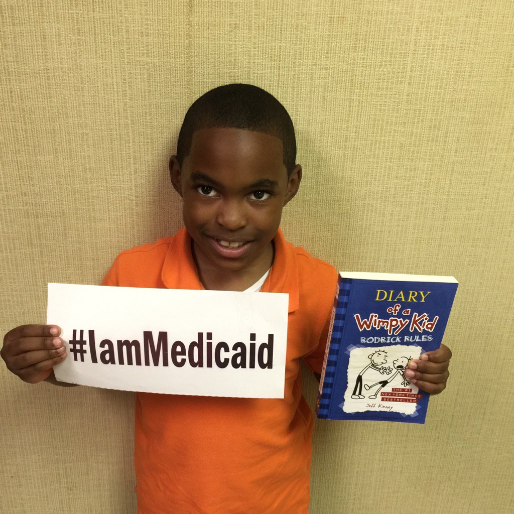  My mom works full time but can't afford insurance for me. I am healthy and I'm immunized. I love to read. #IamMedicaid 