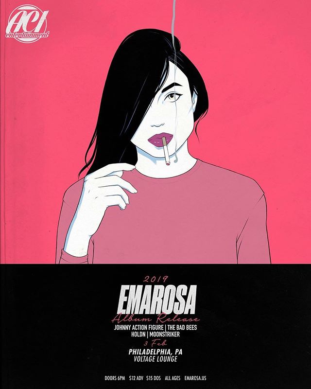Feb 3rd @voltagephilly we will be opening for @emarosa. Link for tickets in bio #voltagelounge #phillymusic #emarosa #dontcry