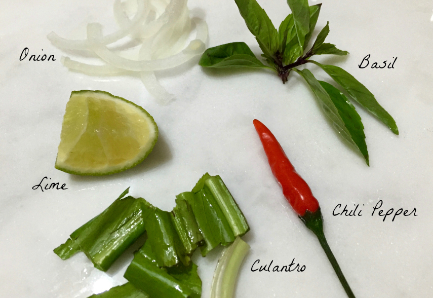 pho garnish