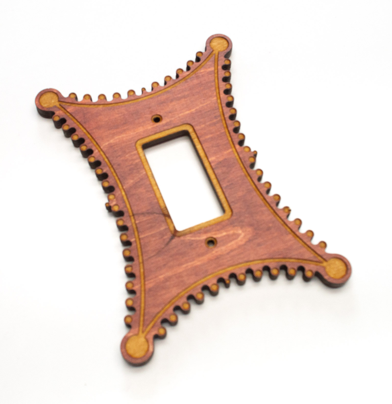 Red Googie Switch Plate