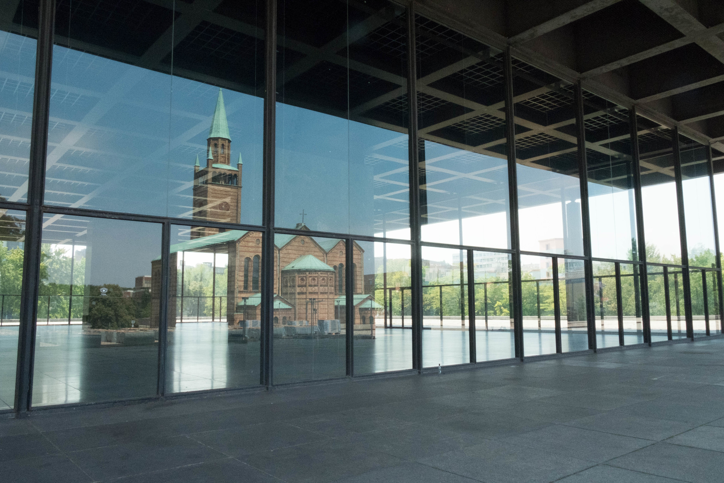 Neue Nationalgalerie, and St. Matthäus-Kirche, Berlin, Germany