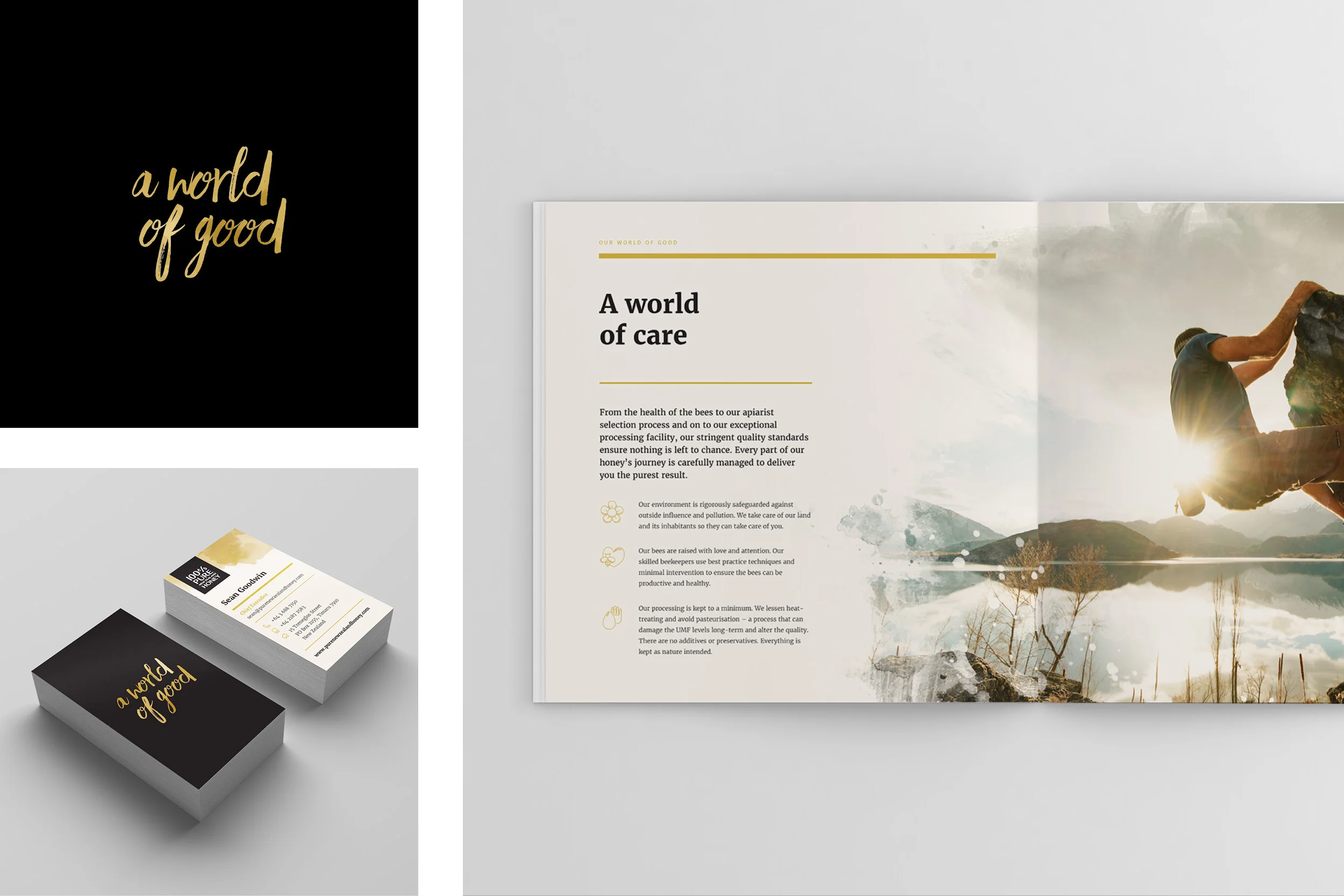 Grid of Business cards and Trade book 