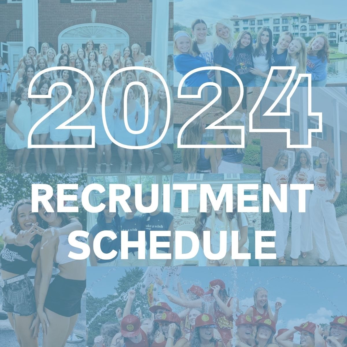 YOUR 2024 FALL FORMAL RECRUITMENT SCHEDULE IS OUT!!!
The 2024 Fall Formal Recruitment schedule is starting August 17th-24th. We are so excited to start the recruitment process and are counting down the days until we can meet all the amazing PNMs.