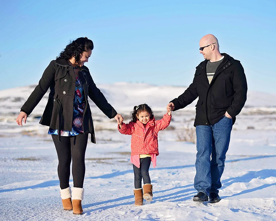 Bodine Family of Three