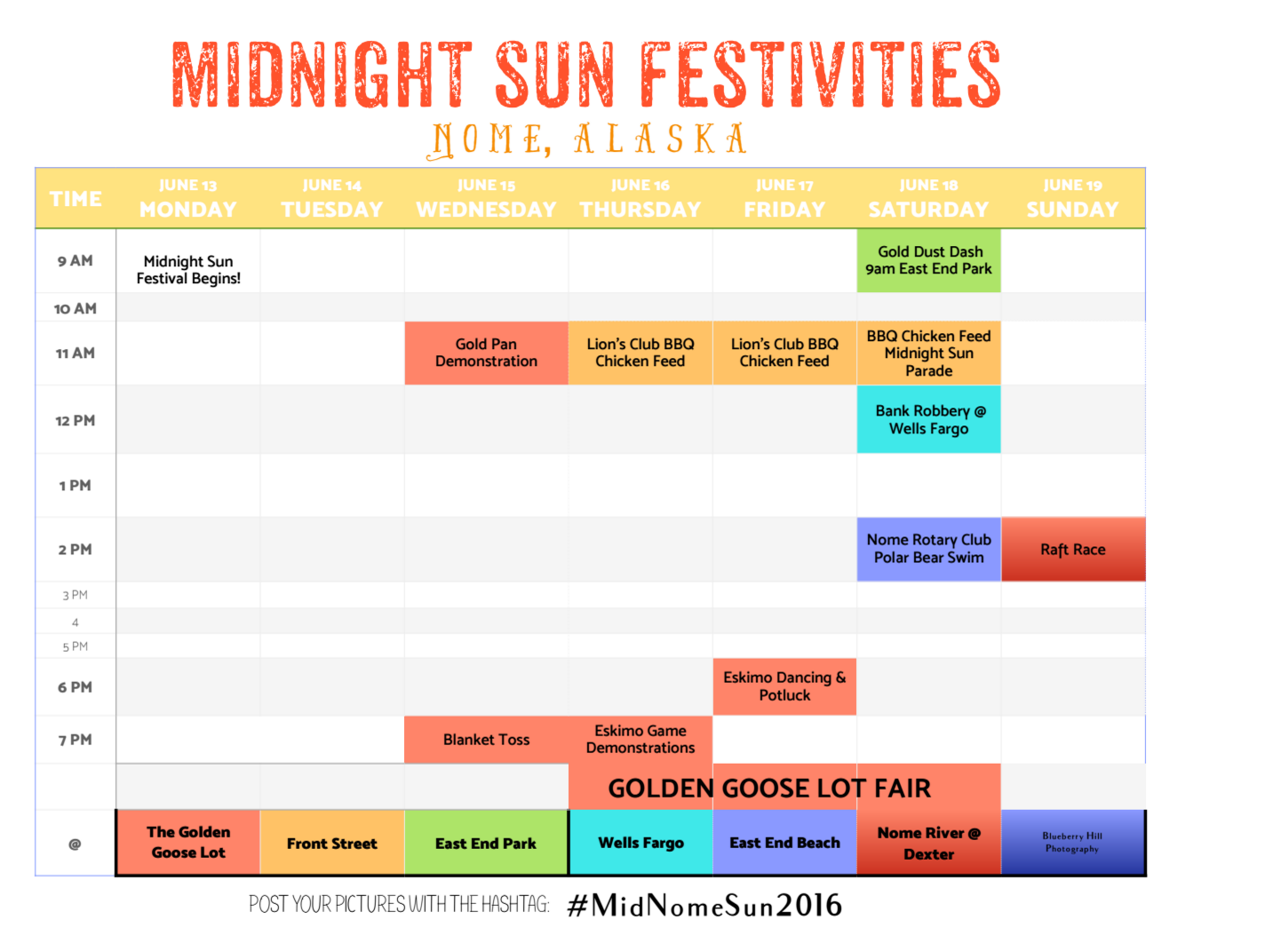 MidNome Sun Events