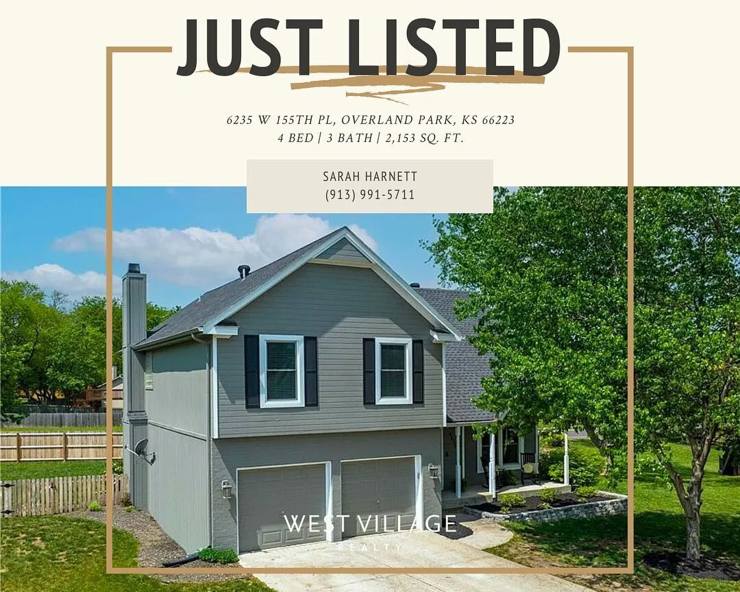 JUST LISTED ☀️ || Welcome to your charming home in Overland Park! This 2-story home exudes a cozy farmhouse feel that will make you feel right at home. Located in the highly acclaimed Blue Valley school district, with the elementary school IN the nei