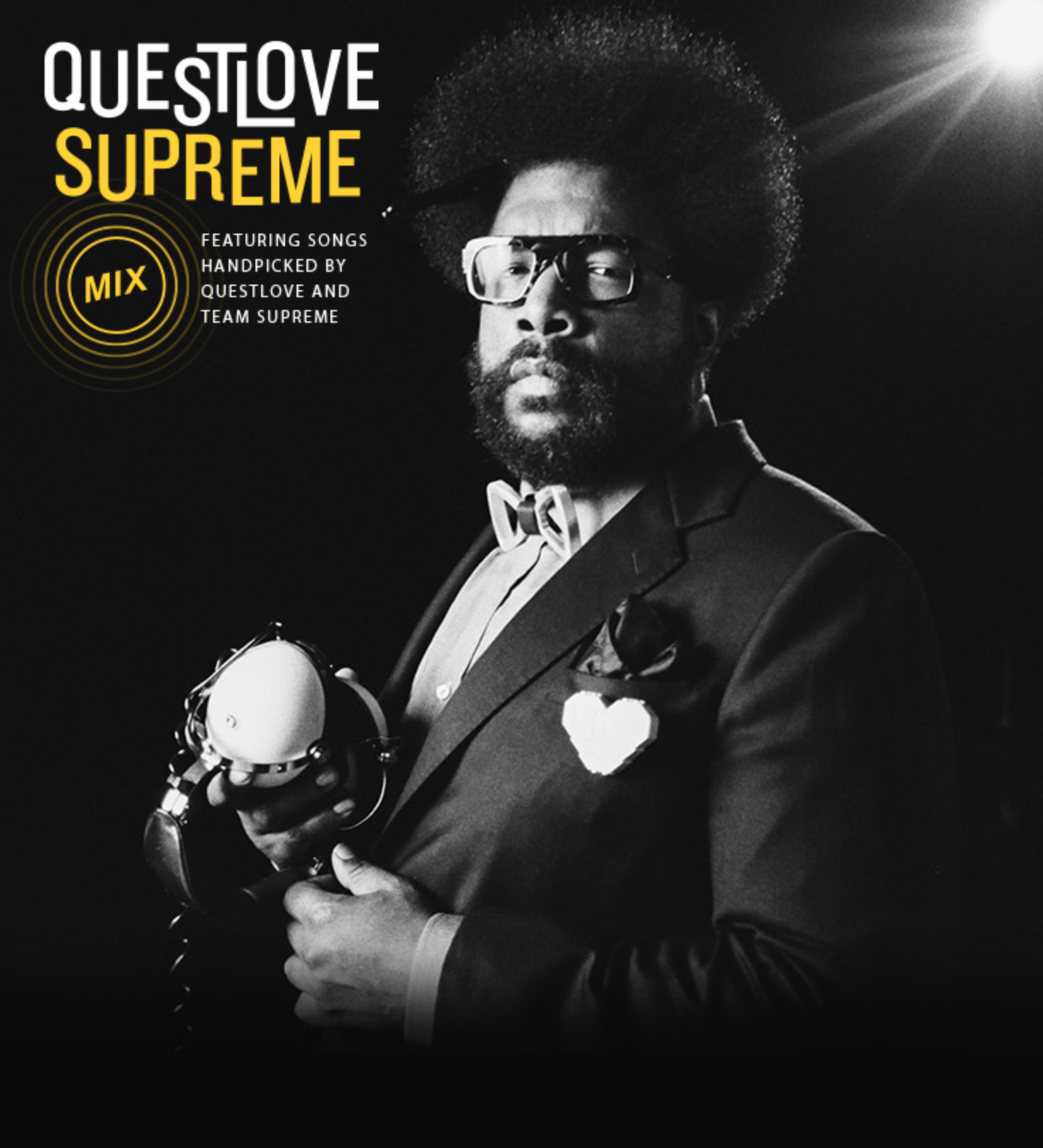 QUESTLOVE SUPREME Provided display copy, episode descriptions, and interview questions for Questlove Supreme Show.