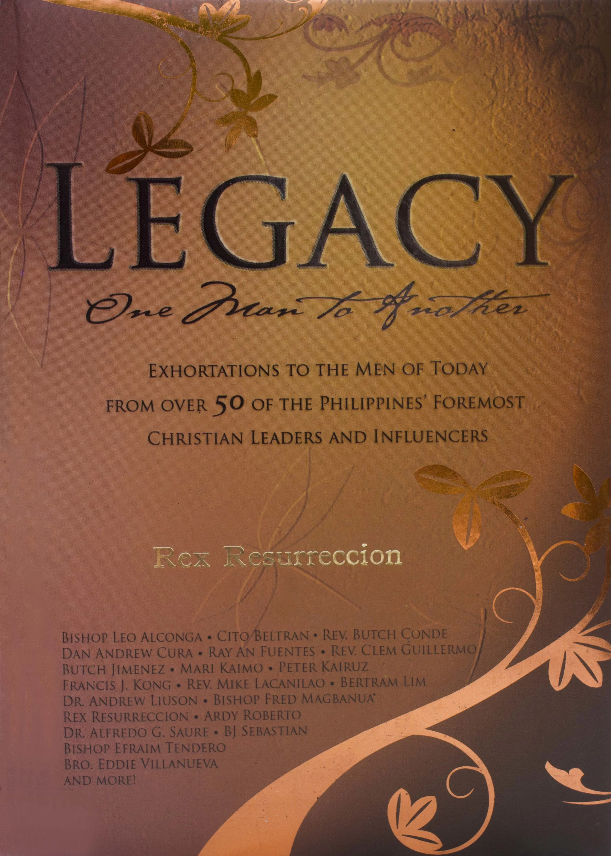 Legacy: One Man to Another