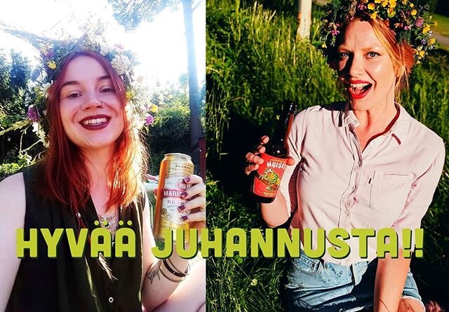 Hyv&auml;&auml; juhannusta! Pysyk&auml;&auml;h&auml;n turvassa ❤️
.
.
.
.
.
.
.
.
.
.
.
.
#brewcats #tytotkinpanee #tyt&ouml;tkinpanee #beergirl #brewgirl #juhannus