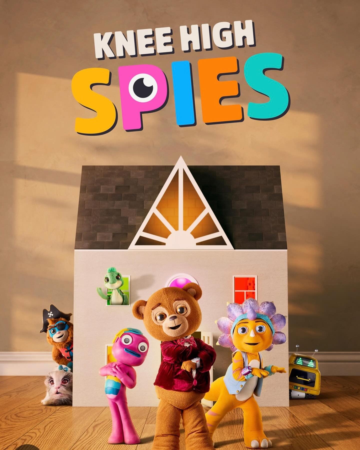 Knee High Spies is now airing on ABC Kids and ABC Iview starring our very own Orlando as Jeremy Buttons (the gorgeous teddy bear) and Bede as Pranksy (the mischievous pirate).

Both boys worked so hard in the studio voicing these characters over a lo
