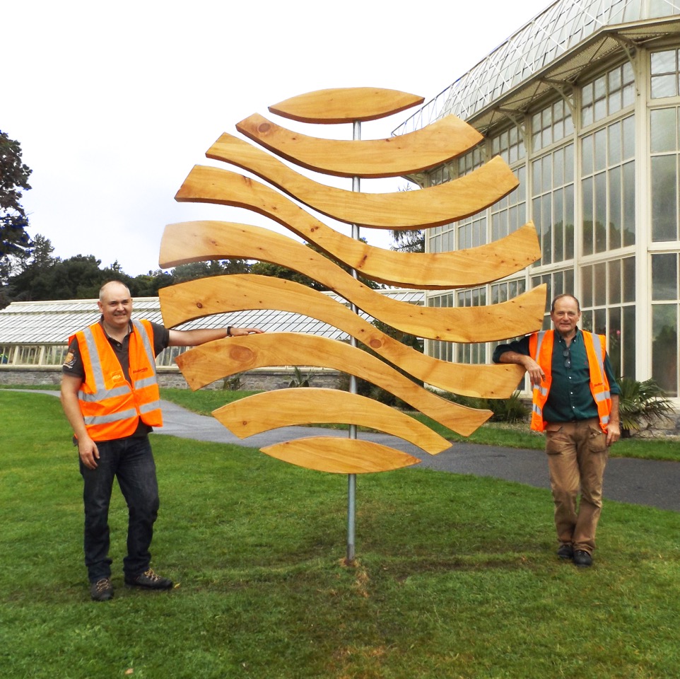 World Waves by Con Gent & Paul Flynn . Winner of the New Ireland Assurance Sculpture Award
