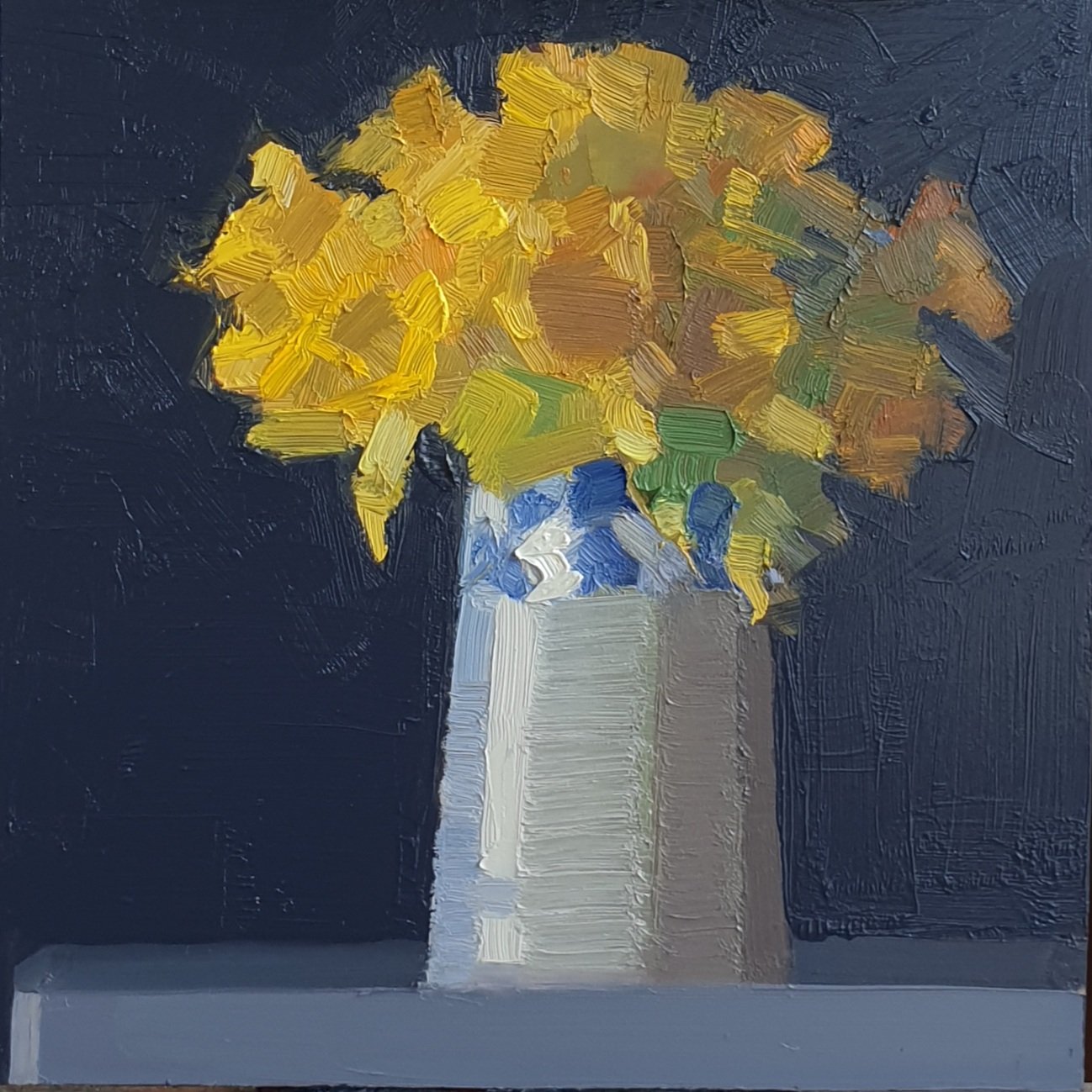 Daffodils oil on panel 20 x 20 m.jpg