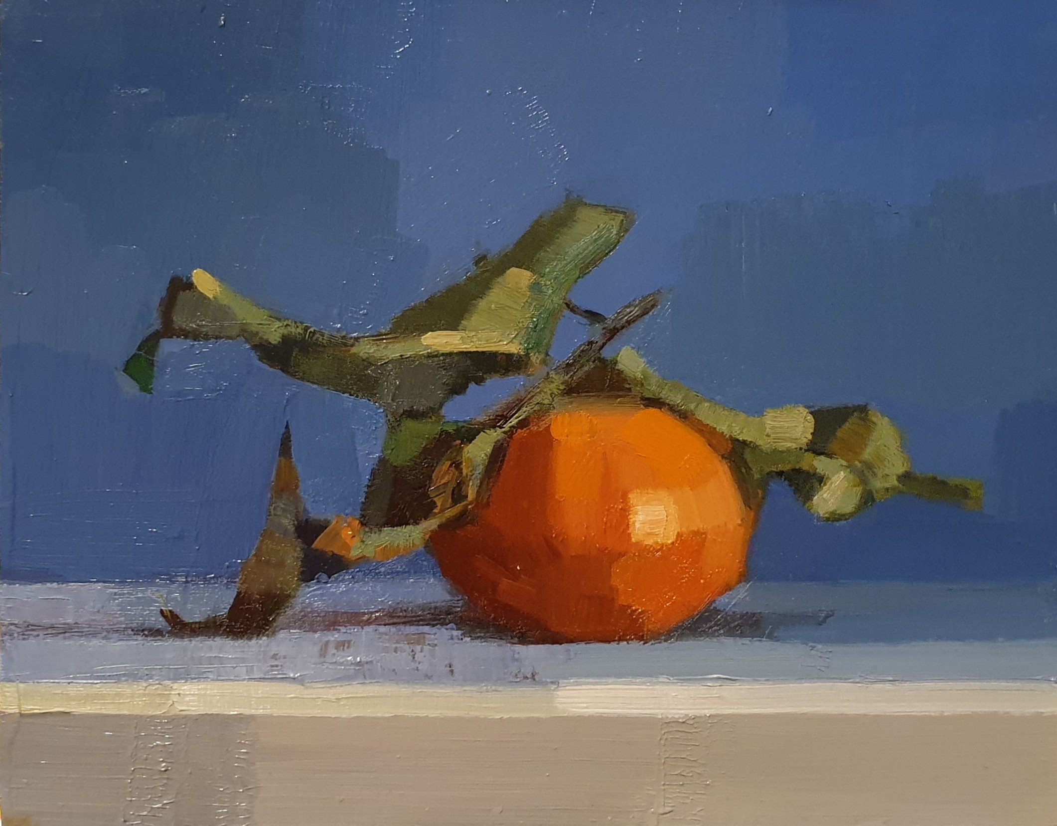 Mandarin, oil on panel, 20 x 25 cm.jpg