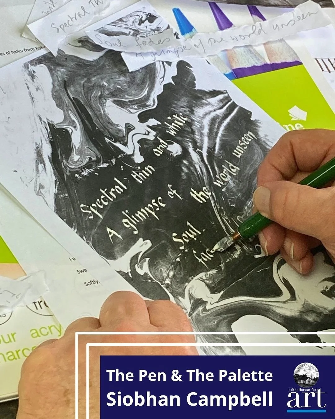 A look back at our first term of The Pen & The Palette with Siobhan Campbell 🎨✒️
From exploring ancient scripts with dip pens and inks to playing with custom colours and expressive lettering, students let curiosity lead the way through craft, cr