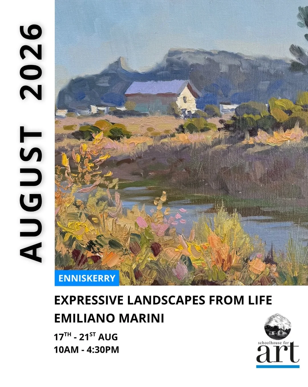 We&rsquo;re thrilled to welcome Emiliano Marini to Schoolhouse for Art for the very first time, all the way from Italy!

Over five days Emiliano, will guide students with a step-by-step demonstration of blocking in a painting, simplifying what&rsquo;