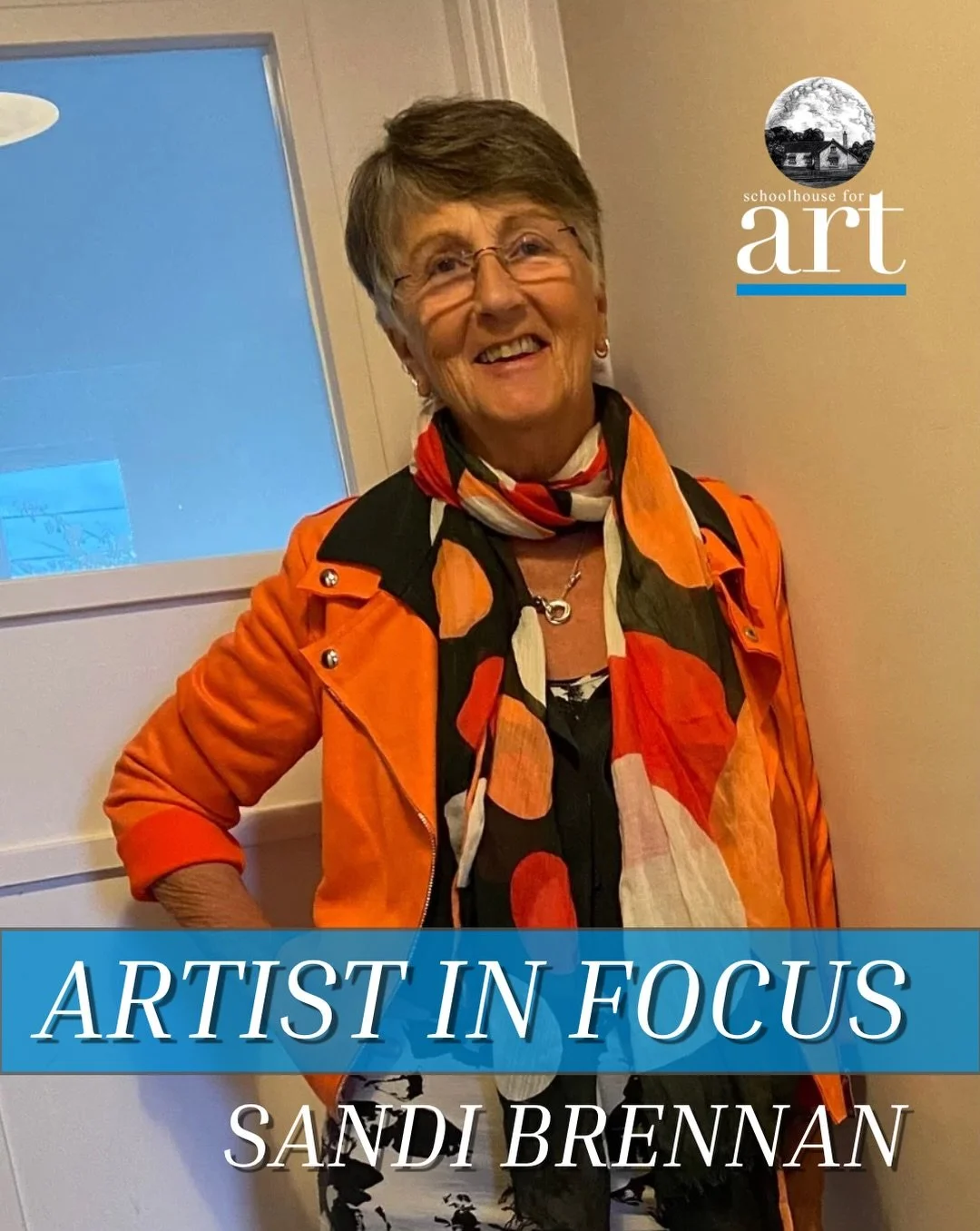 Building community and celebrating stories sits right at the heart of what we do 🫶

Our Artist in Focus for August is the wonderful Sandi Brennan ✨👏

Sandi has been part of the Schoolhouse family for many years now, and watching her creative path u
