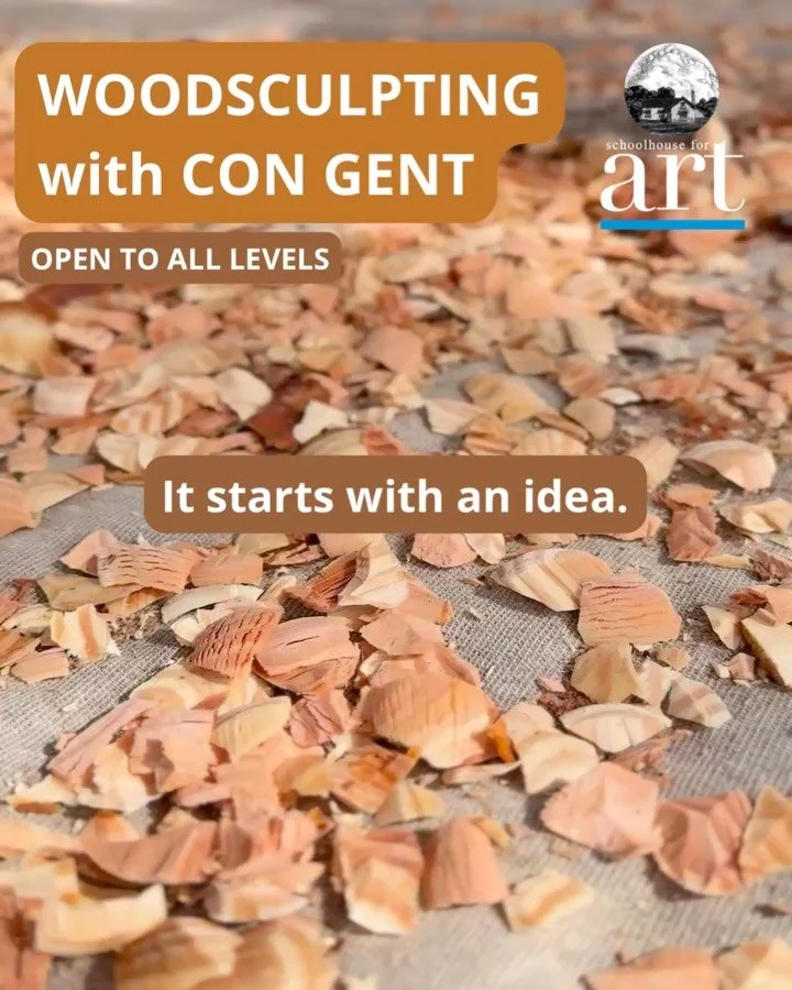 🪵Woodcarving for all levels with sculptor Con Gent, starting October 10th &lsquo;Under the Tent&rsquo;.

Slow down, pick up a chisel and see what it&rsquo;s all about. ✨🪵

Wood gives in some places and holds firm in others, and learning to read tha