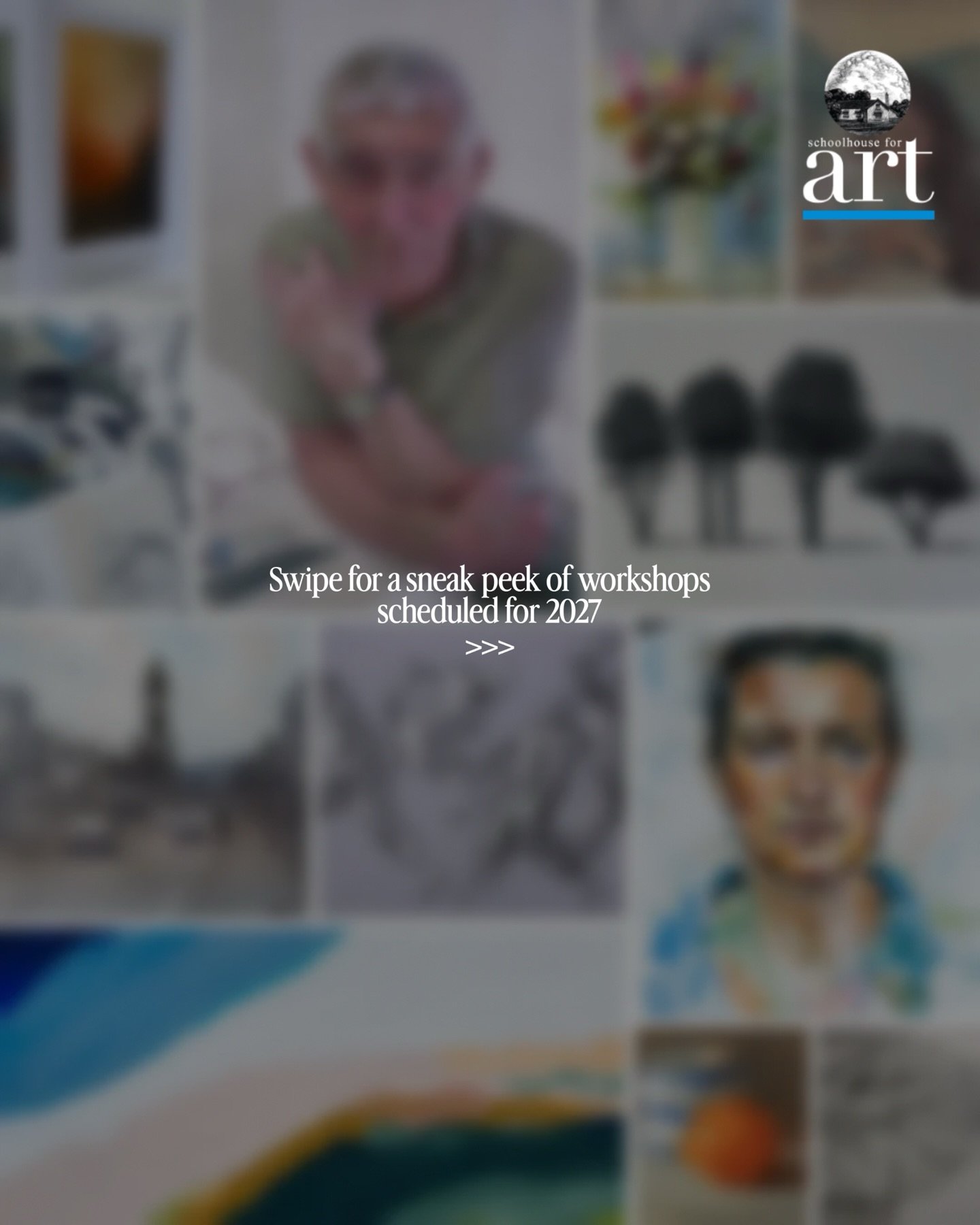 For the organised artists who like to plan ahead&hellip;here&rsquo;s a peak at our 2027 workshop schedule.

These workshops are all open for bookings through our website. (Link in bio)

#ArtEducation #ArtWorkshops2027 #ArtWorkshops #WicklowArtSchool 