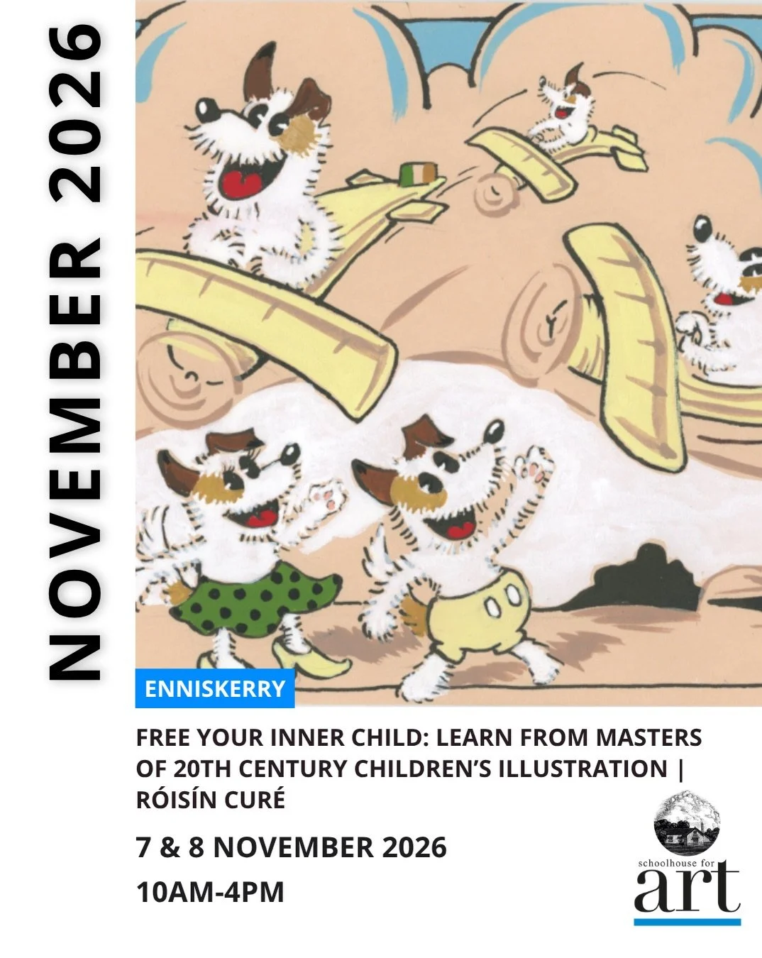 ✨Free Your Inner Child: Learn from the Masters of 20th Century Children&rsquo;s Illustration with R&oacute;is&iacute;n Cur&eacute;

Step into a world of colour, creativity and nostalgia as you explore the playful spirit of classic children&rsquo;s bo