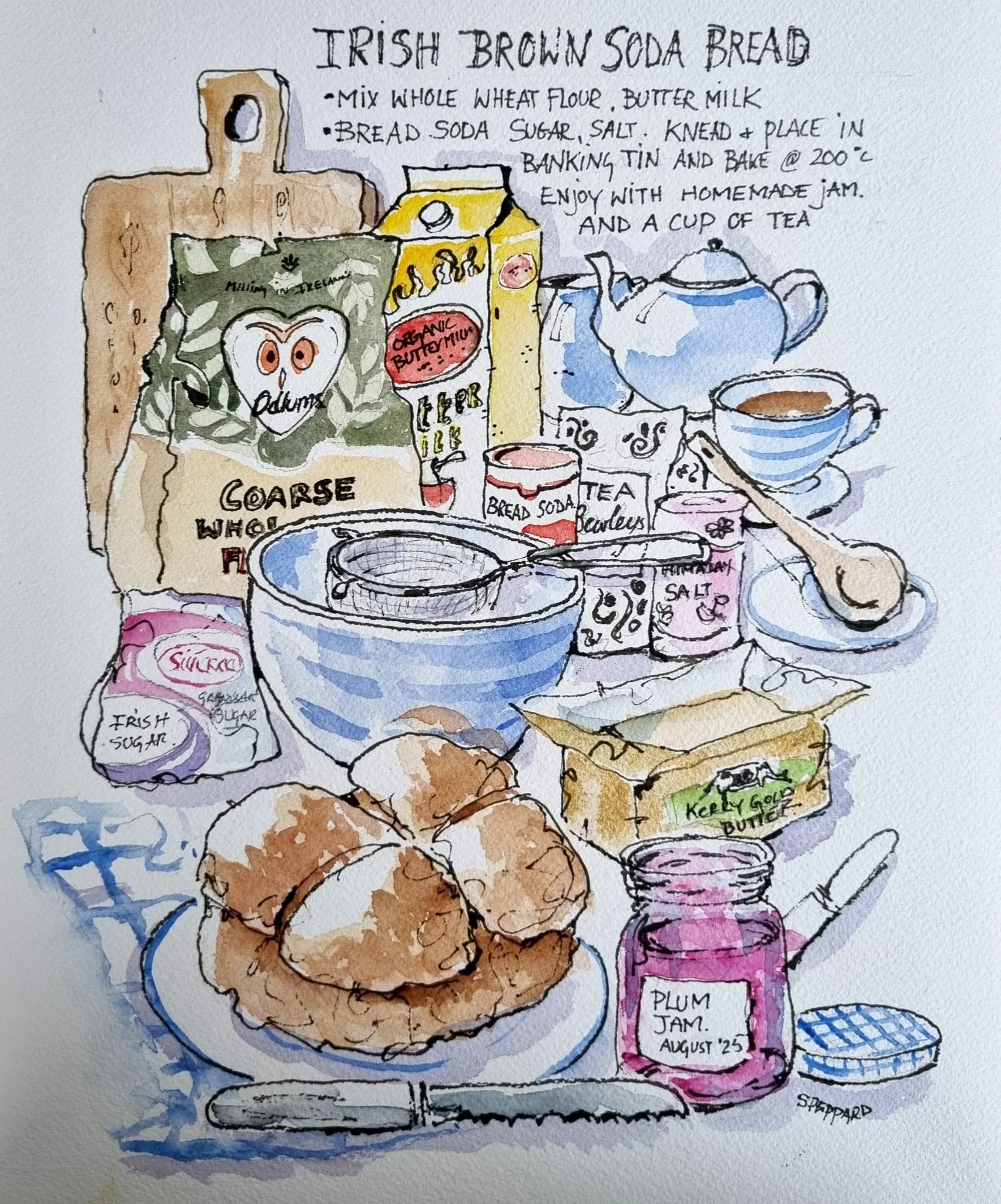 Sketching the Ordinary in Watercolour and Ink | Stephanie Peppard
