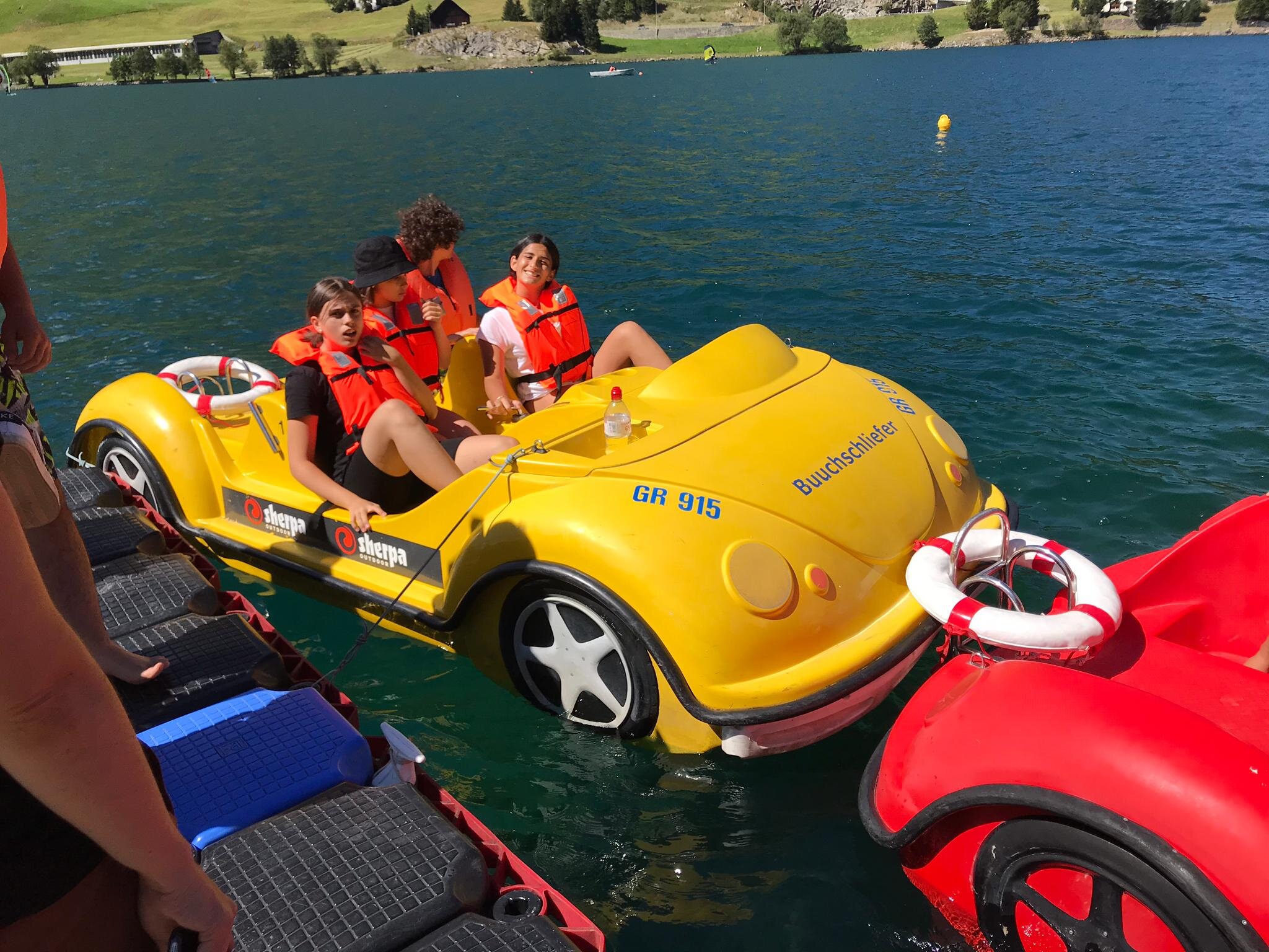 Wassersport im Davosersee
