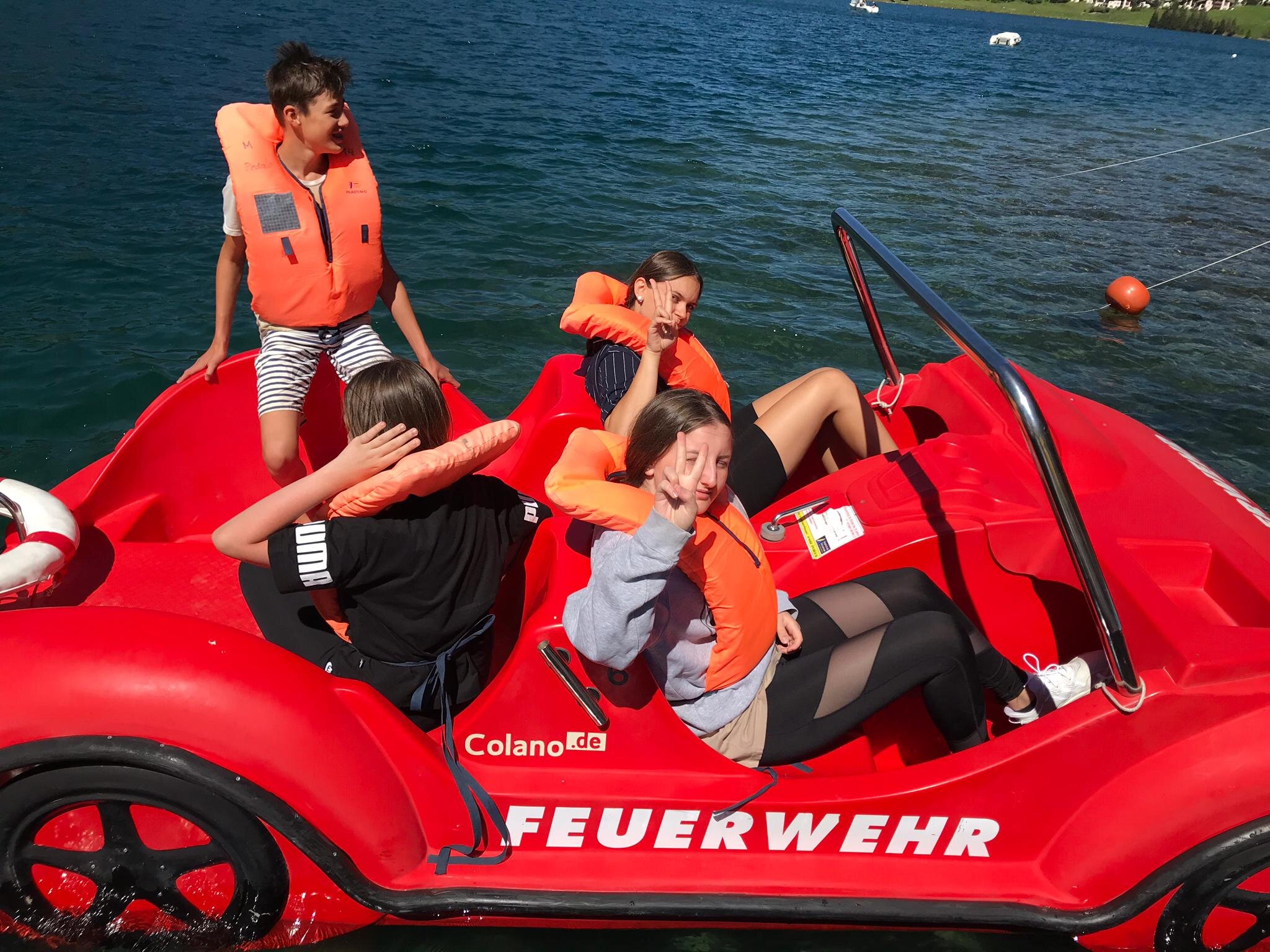 Wassersport im Davosersee
