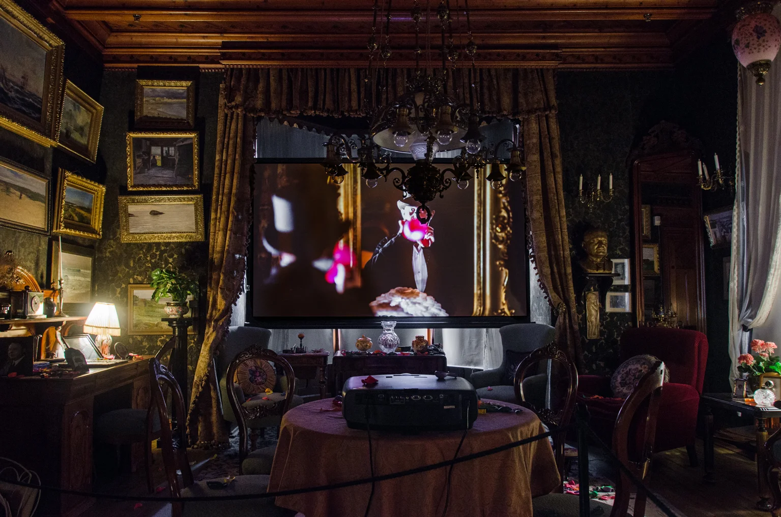 Levitas, Video Installation in the Drawing Room, View 1.jpg