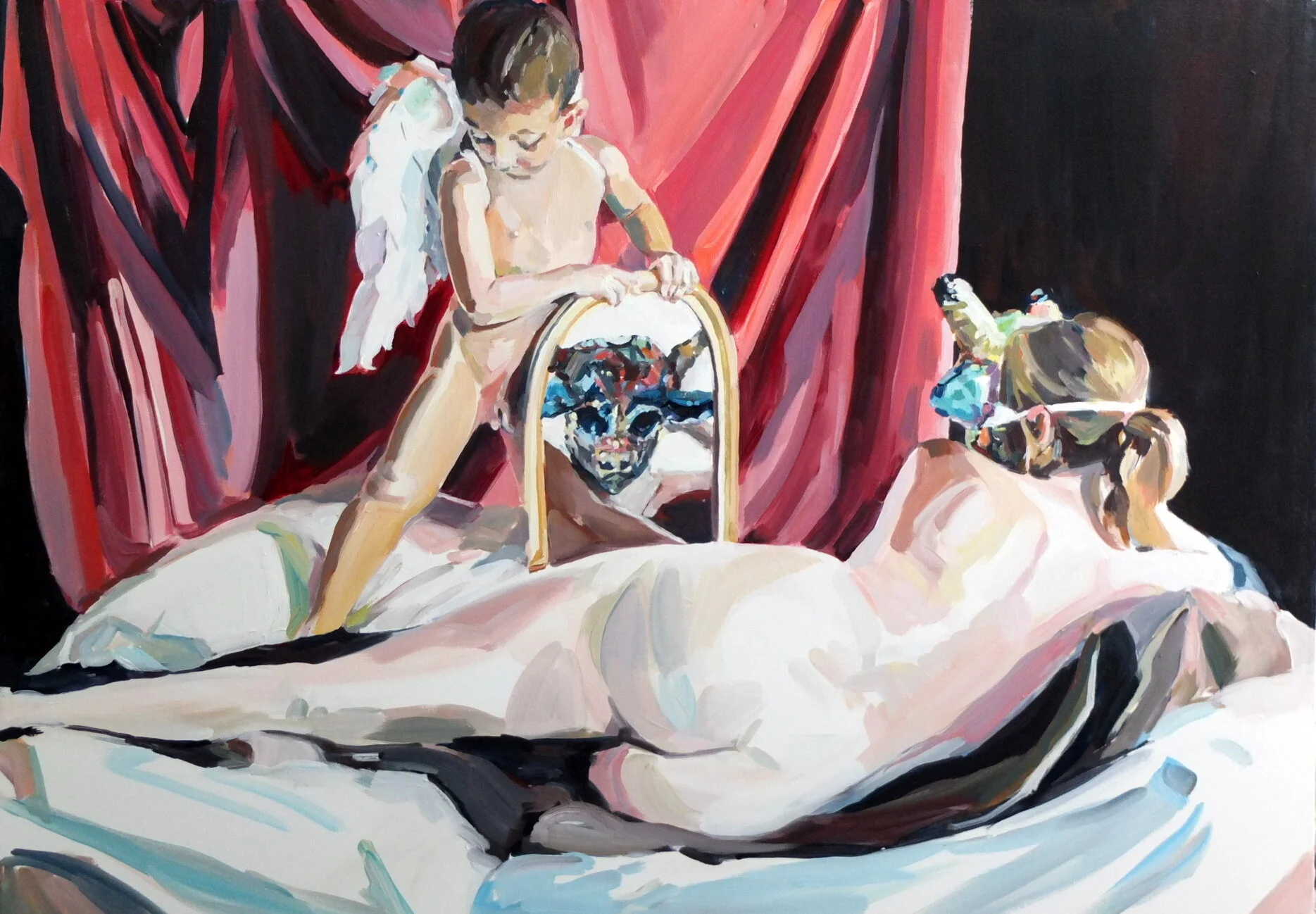 'La Minotaura' (2018) oil on canvas              90x130cm 