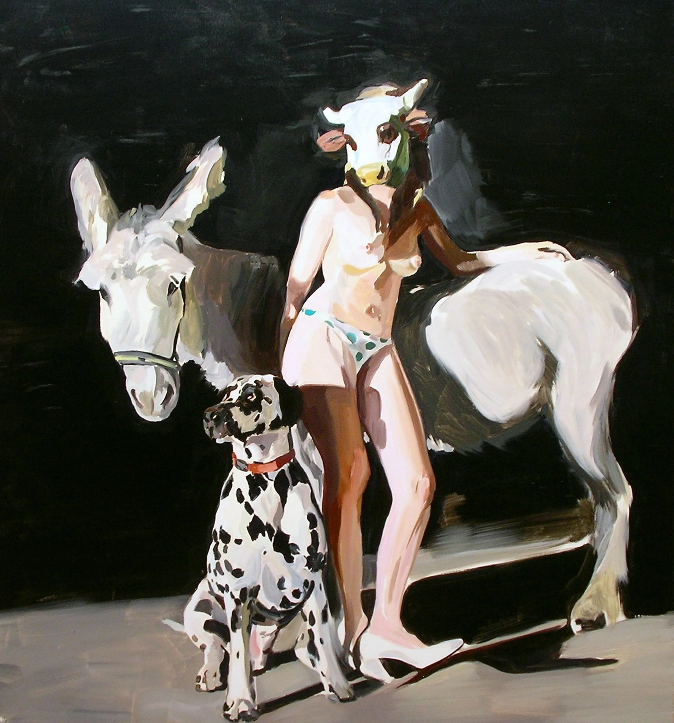 'Lolita' (2009) oil on canvas 210 x 190 cm 