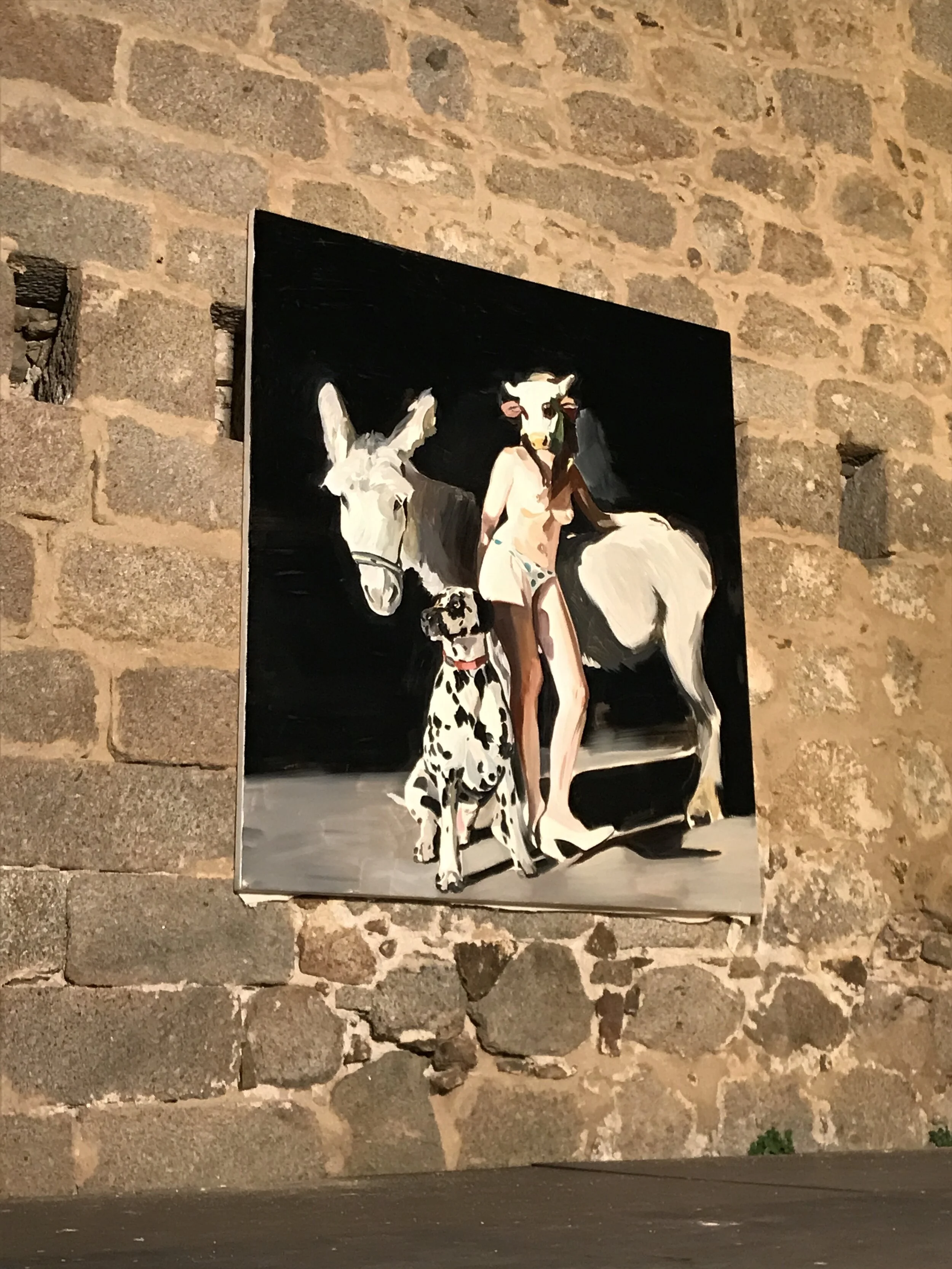 'Lolita' (2009) oil on canvas 210 x 190 cm 