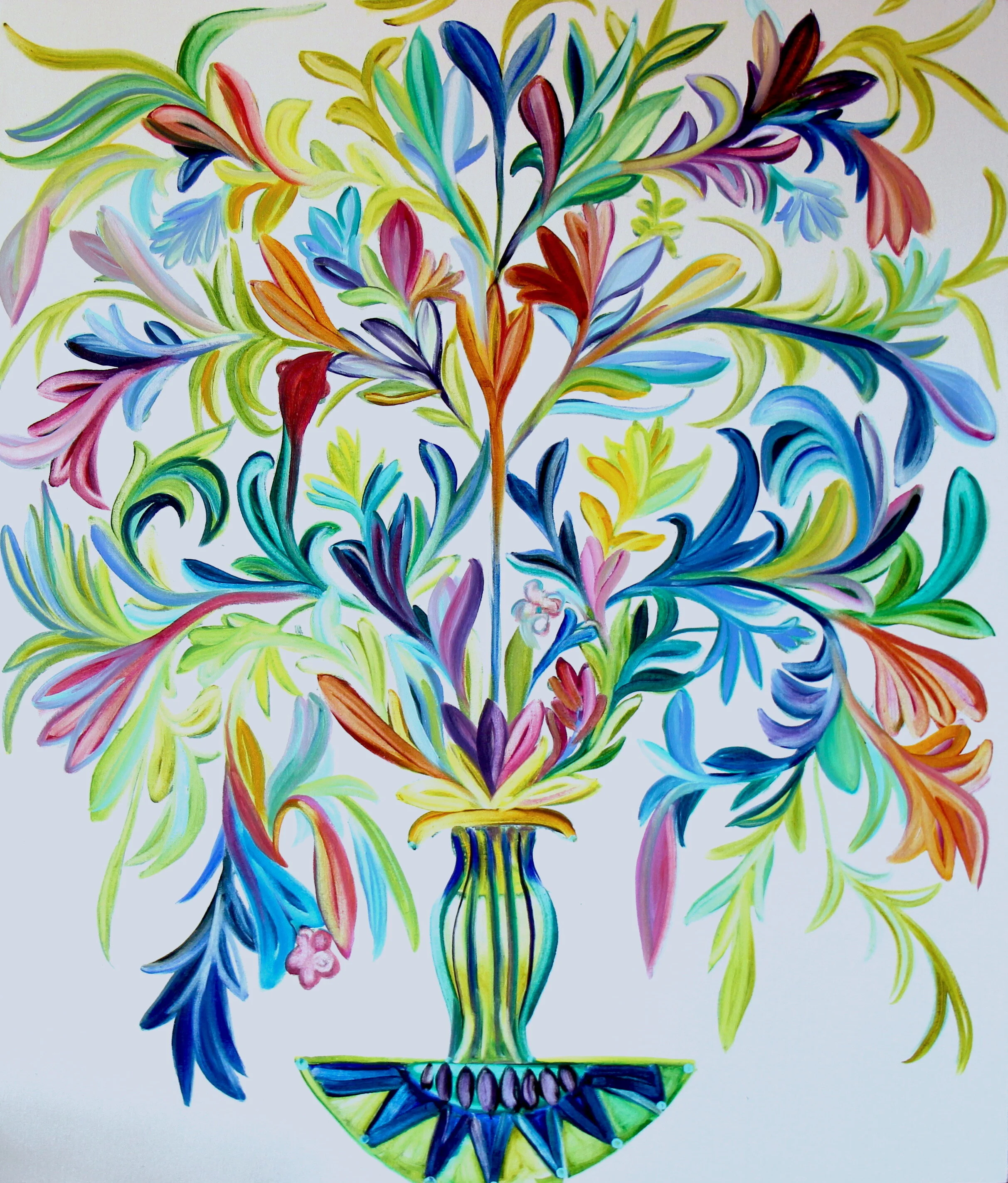 'Atlas' (2020) oil on linen 142 x 122 cm 