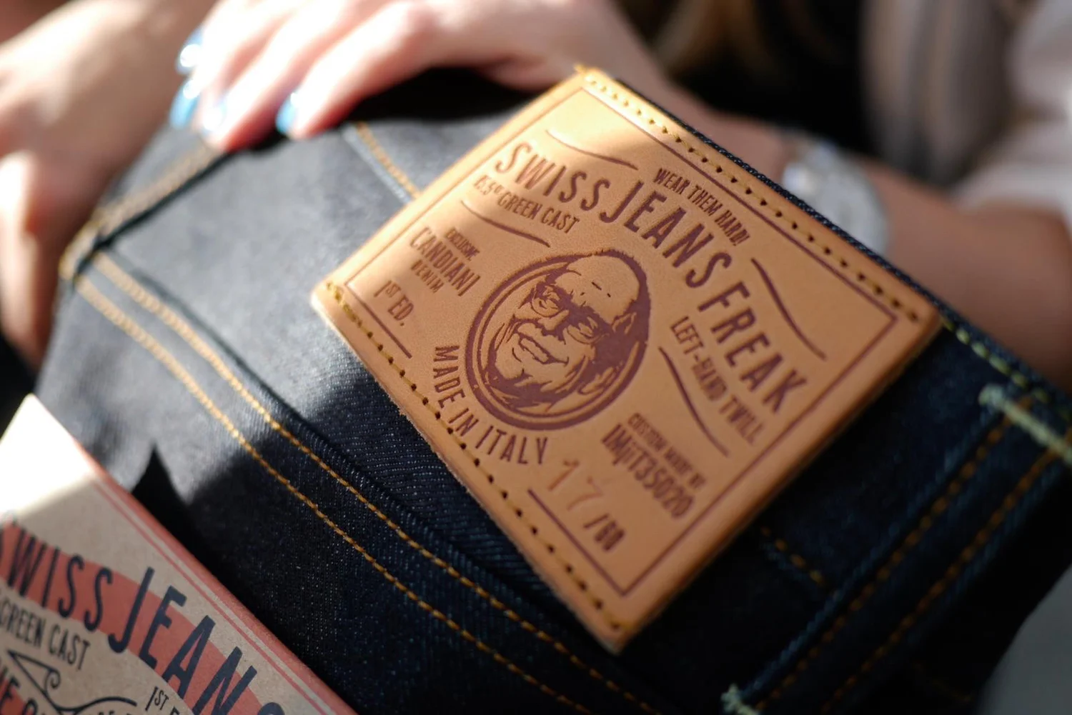 Ruedi Of Swiss Jeans Freak Unveils Collaboration With Candiani Denim Bluezone Munich Trademark Blue