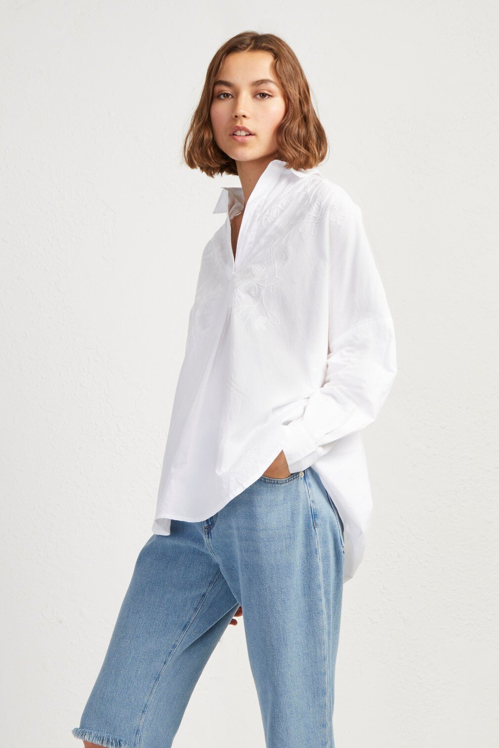 FRENCH CONNECTION POPLIN SHIRT