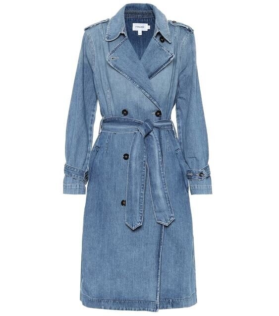 FRAME DENIM TRENCH COAT