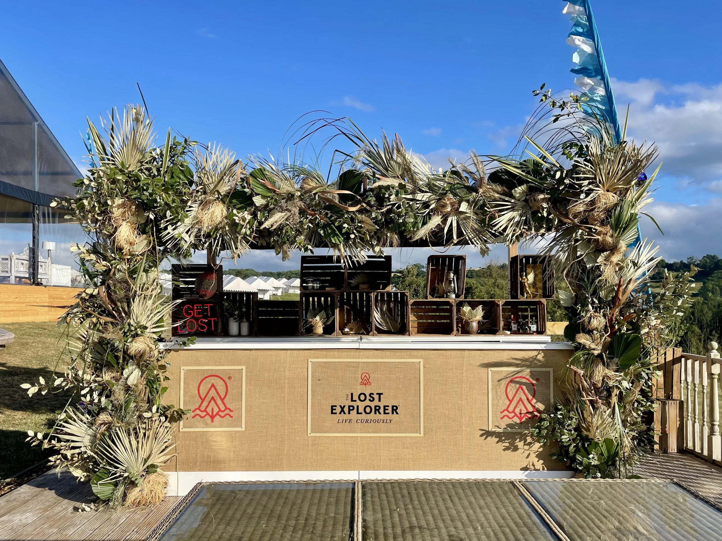 Nice Bunch Ethical Floral Studio Somerset Lost Explorer at Camp Kerala Glastonbury