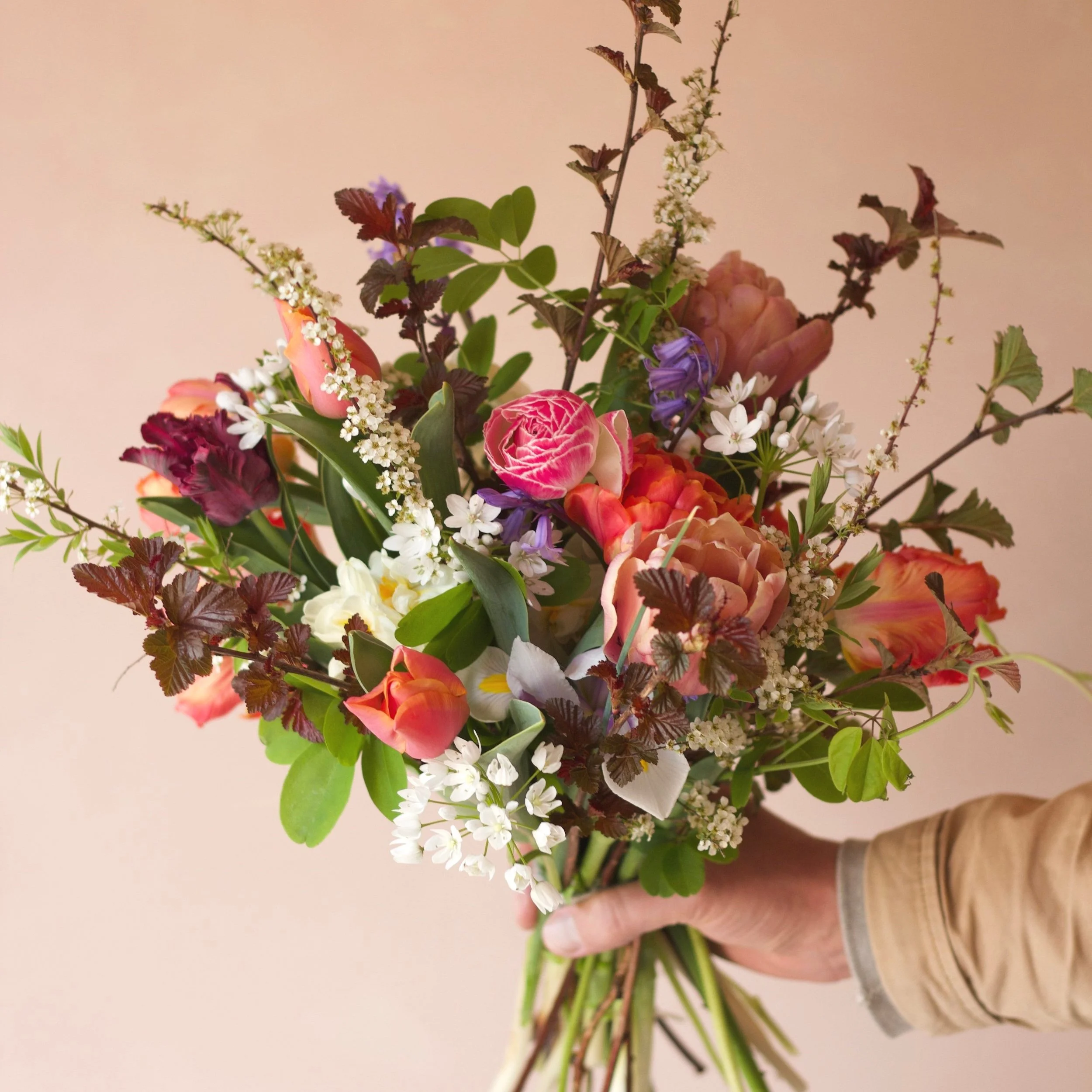 Nice Bunch Ethical Floral Studio Sula and Oliver Fresh Flower Bouquet  Local Delivery to Bath, Wells, Somerton, Shepton Mallet, Radstock, Midsummer Norton Somerset Large Size