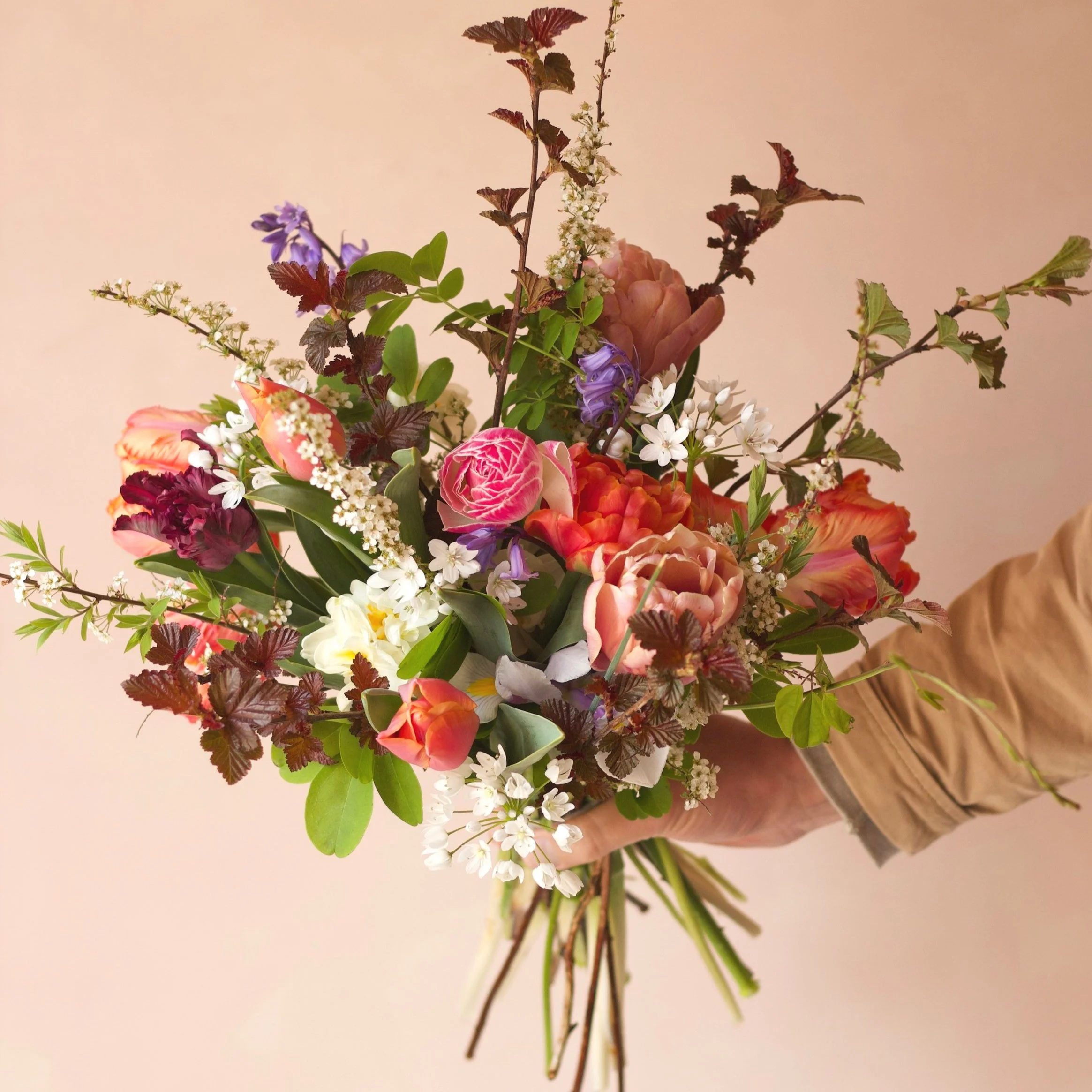 Nice Bunch Ethical Floral Studio Sula and Oliver Fresh Flower Bouquet  Local Delivery to Bath, Wells, Somerton, Shepton Mallet, Radstock, Midsummer Norton Somerset Small Size