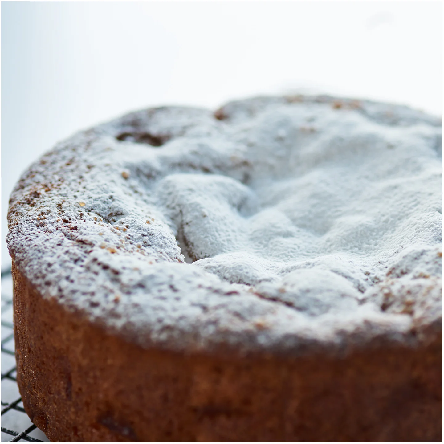 Apple cake made with seasonal russet apples