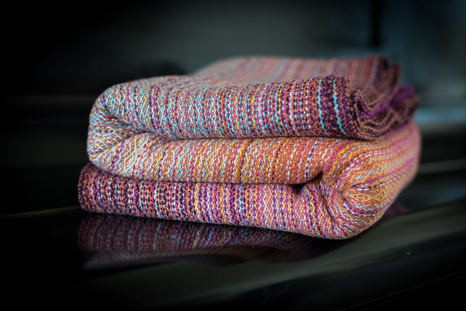 Copper weft.