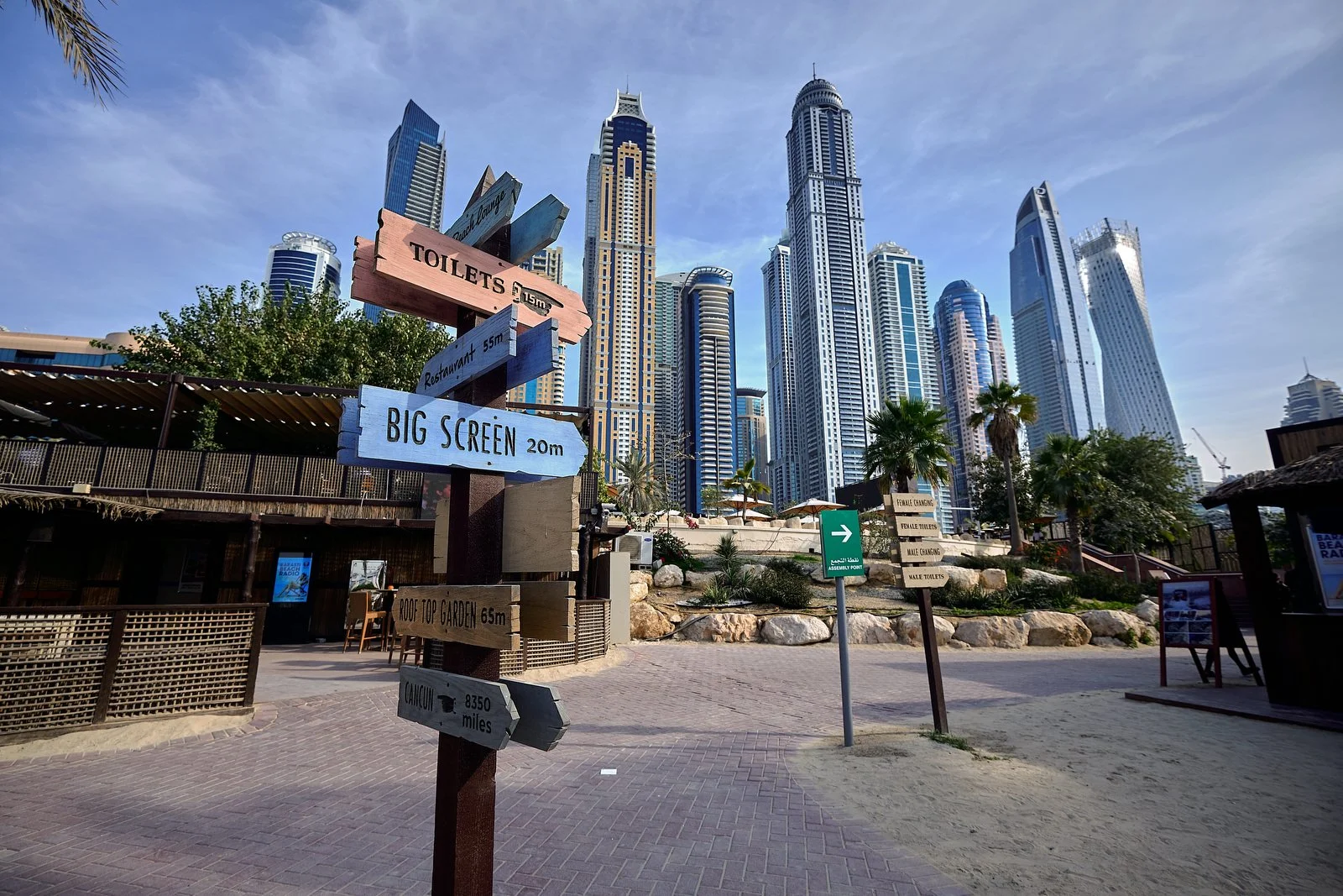 samen met Mathieu naar Dubai