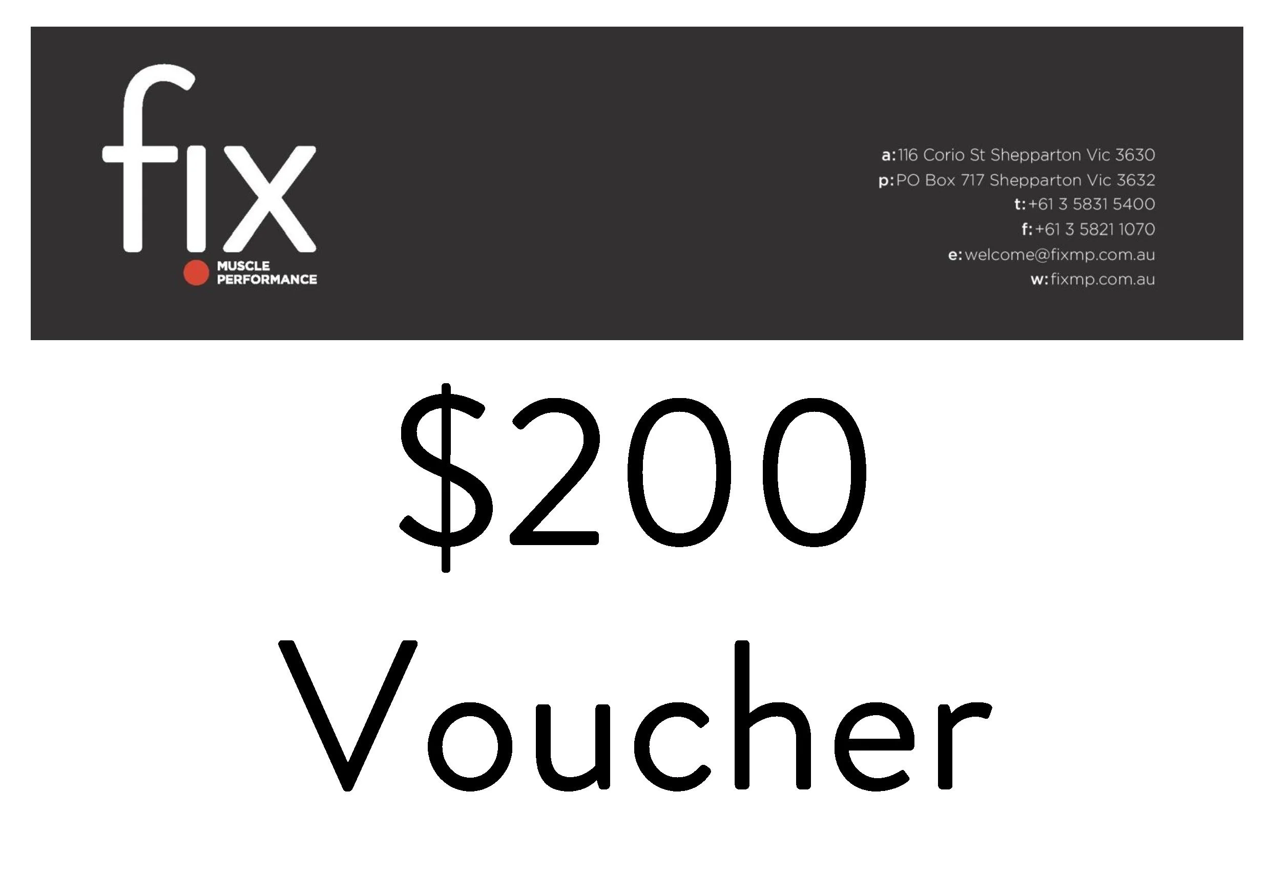 $200 VOUCHER