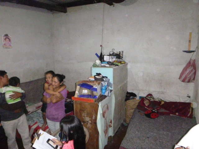 Ricardo’s family all live together in this room